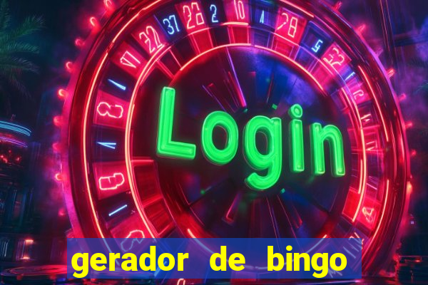 gerador de bingo cha de bebe